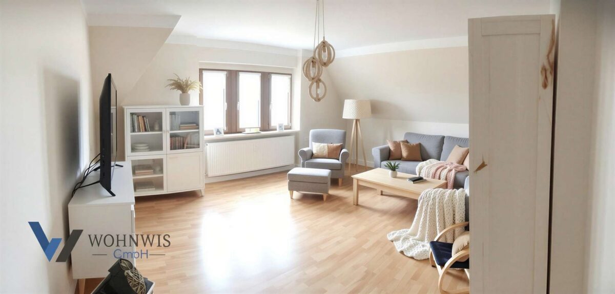 Wohnzimmer mit Einrichtungsbeispiel