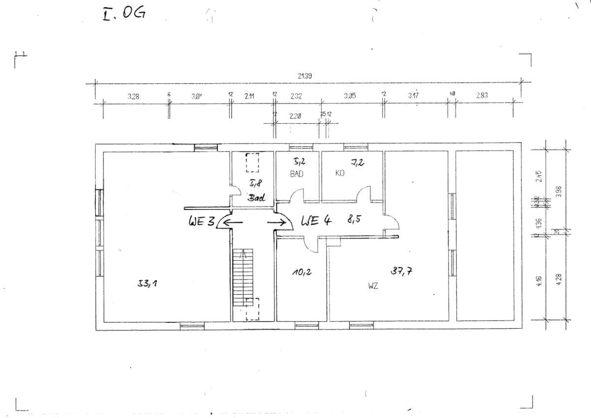 Grundriss Obergeschoss