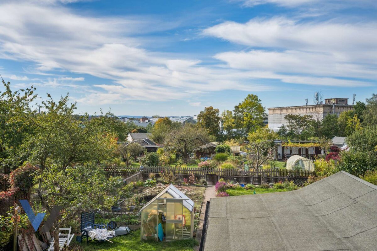 Ausblick von Balkon