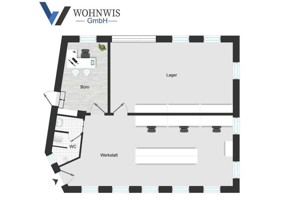 Grundriss 7 - Hinterhaus EG